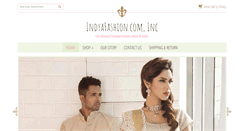 Desktop Screenshot of indyafashion.com